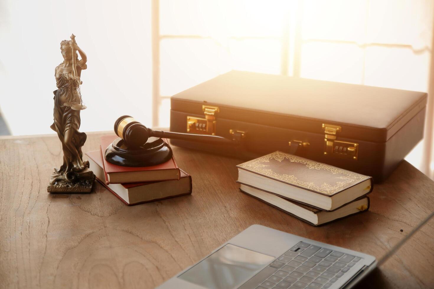 Lawyer, legal advisor, businessman brainstorming information on agreement details Business contracts in legal processing books for accuracy in contract documents. joint financial investment. photo