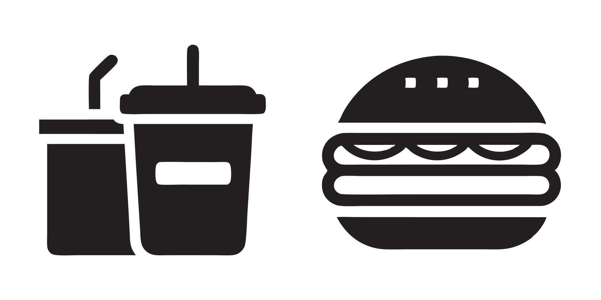 Food and Drink Icons Set vector