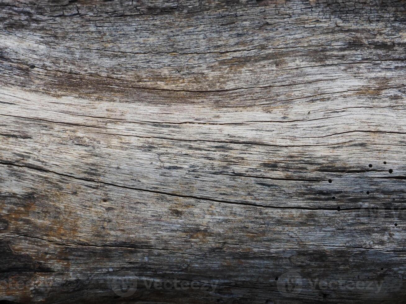Vintage old wooden board texture for retro background. photo