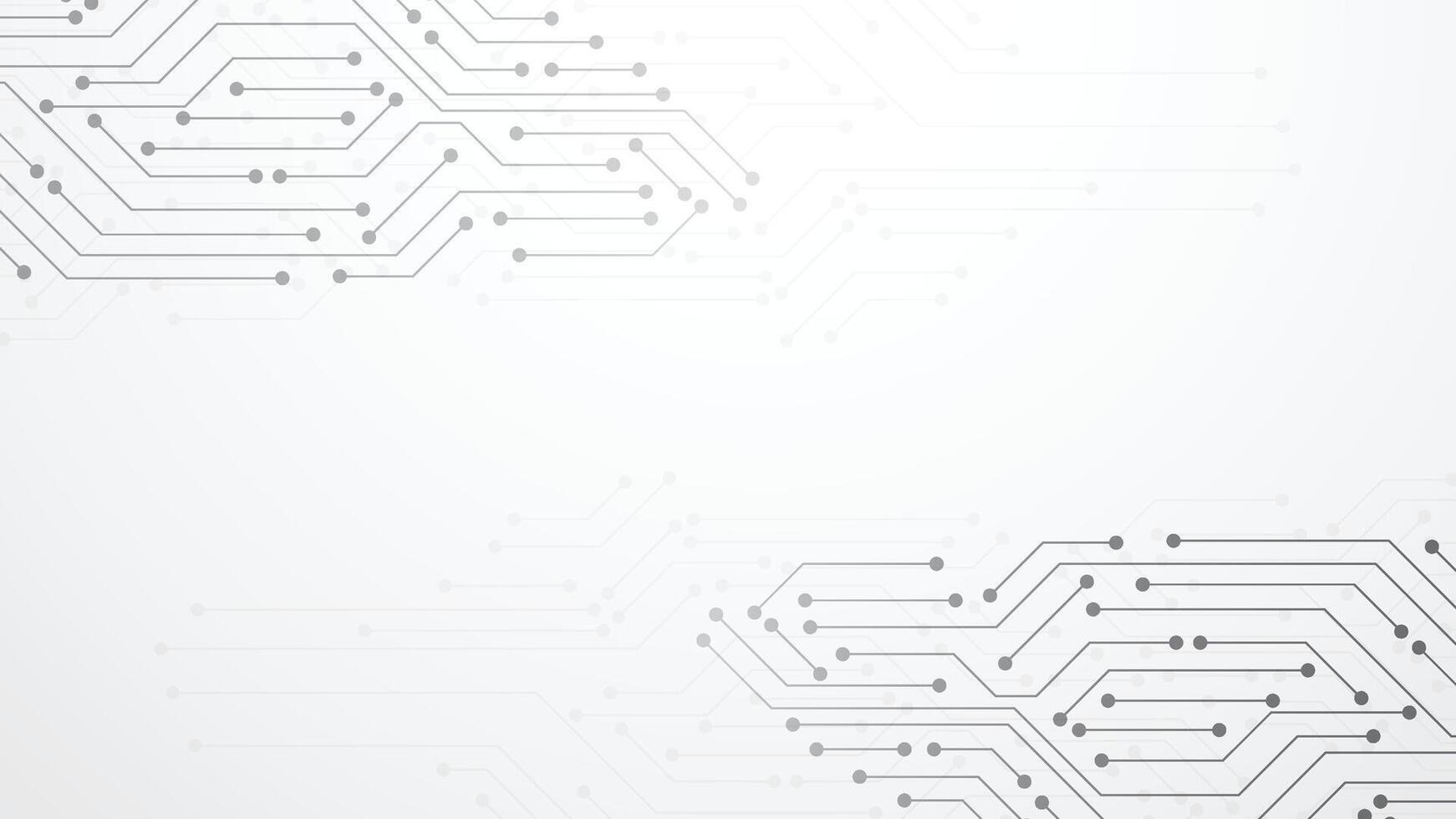 Abstract circuit board background. Futuristic gray technology background, Electronic motherboard, Abstract background with High-tech technology texture. White background connection circuit system vector
