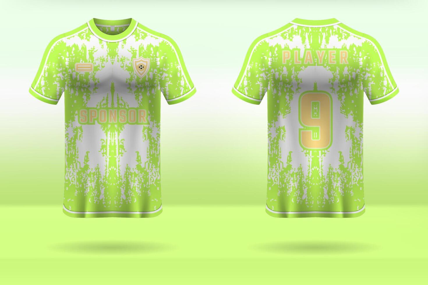 Abstract background Light green jersey design vector