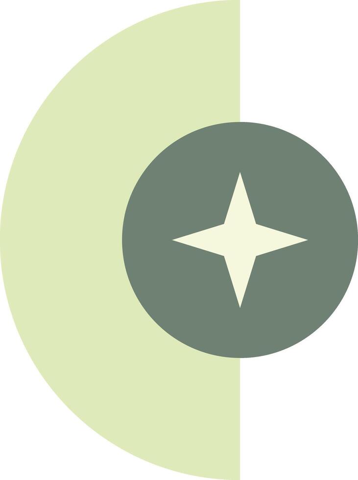 Simple decorative minimalist aesthetic element vector