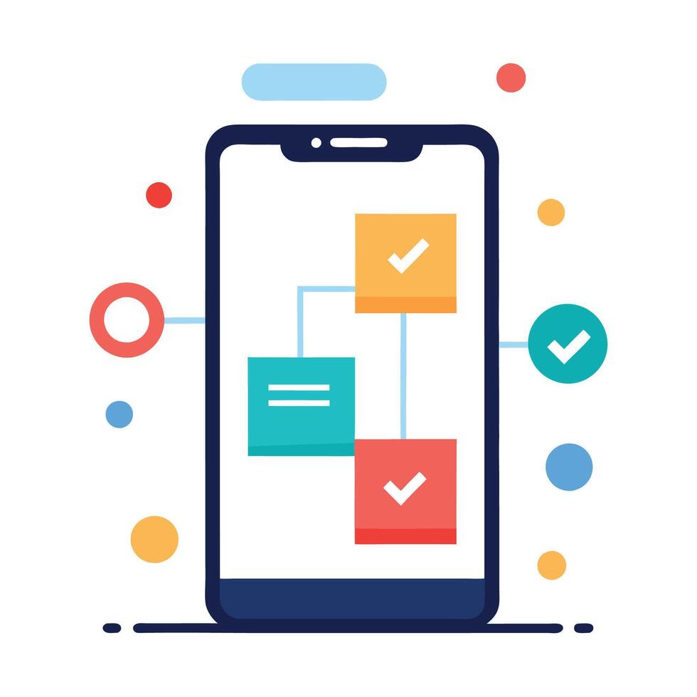 Finished Sign for User Interface Design vector