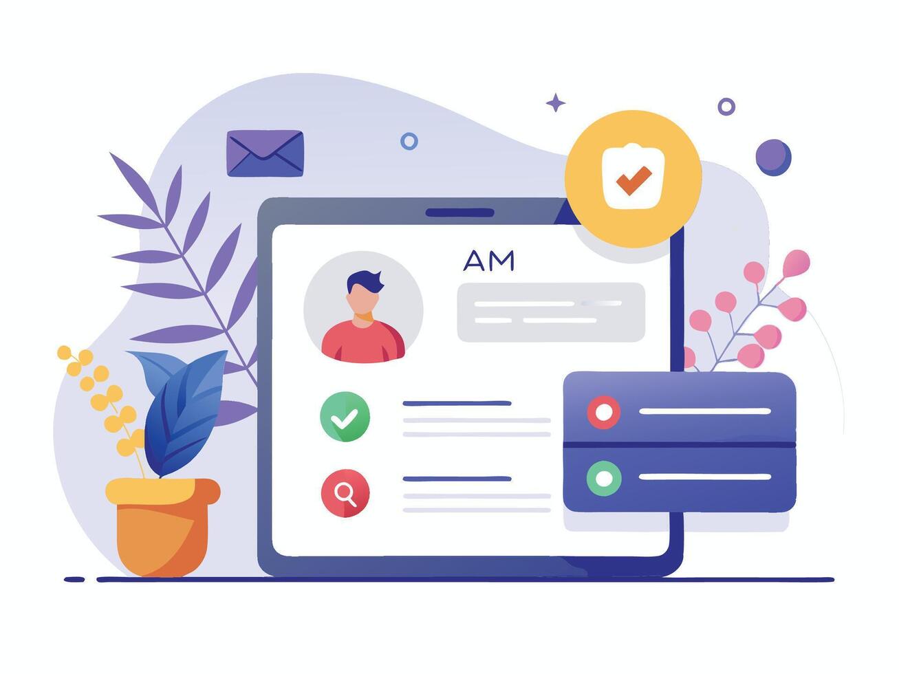 Sign Up and Log In Wireframe Design vector