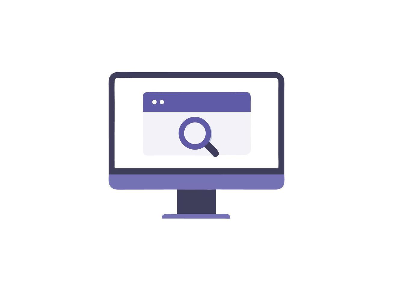 Web Search Functionality Page vector