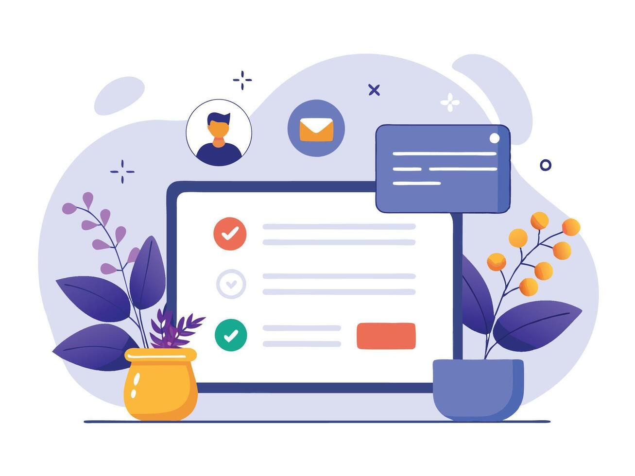 Wireframe Sketch for Sign Up and Log In Features vector