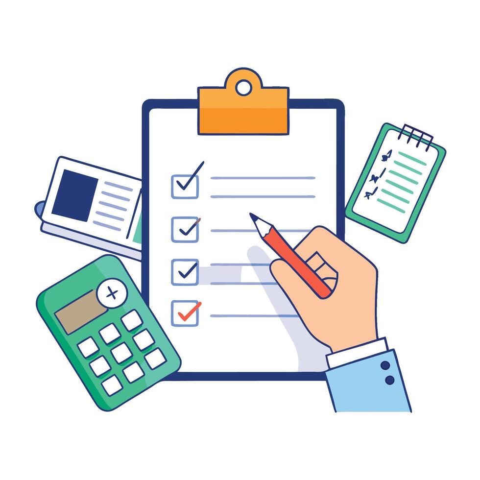 Personal Finance Budgeting and Savings Graphic vector
