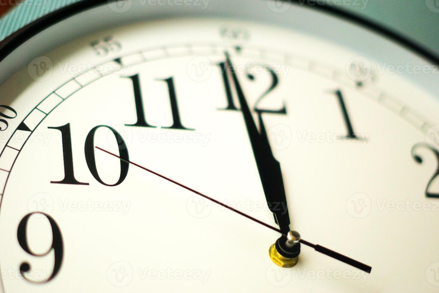 Close up image of clock dial photo