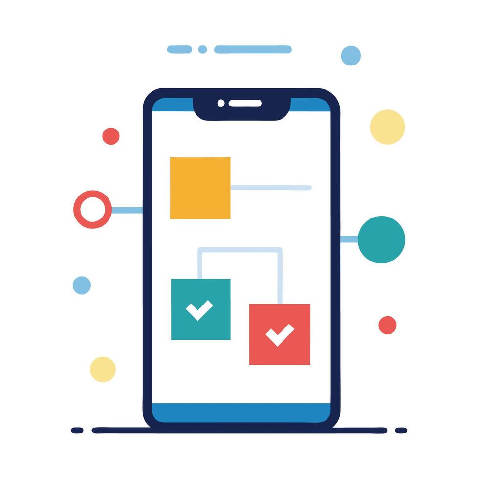 Finished Sign for User Interface Design vector