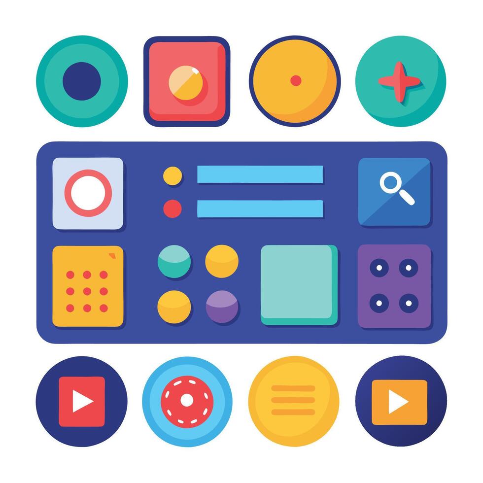 Ultimate Button Pack for Websites vector