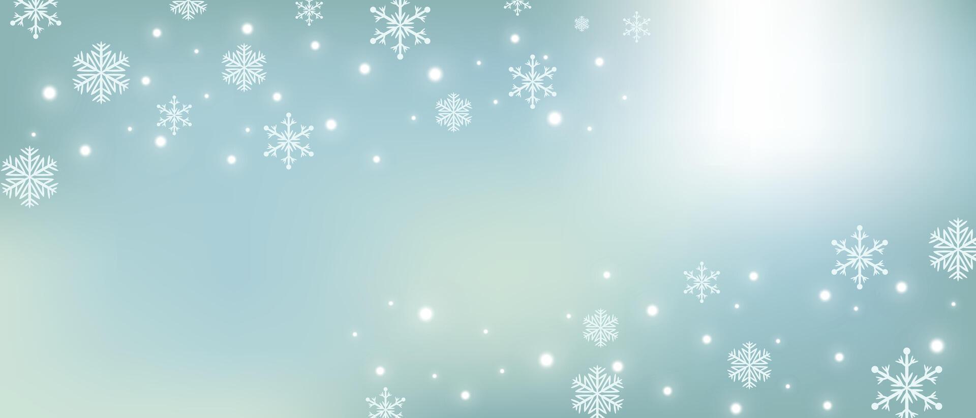 Winter background. Random falling snow flakes wallpaper. Snowfall dust. Snowy landscape. vector