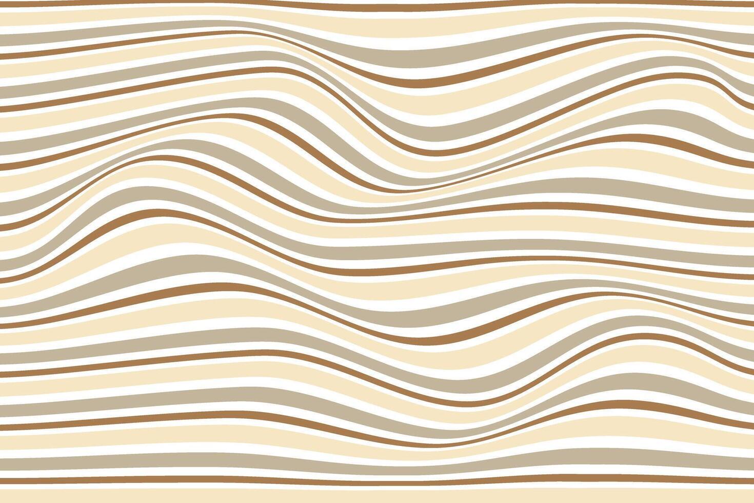 simple abstract cream brown color horizontal wavy distort line pattern a brown and beige abstract pattern with wavy lines vector