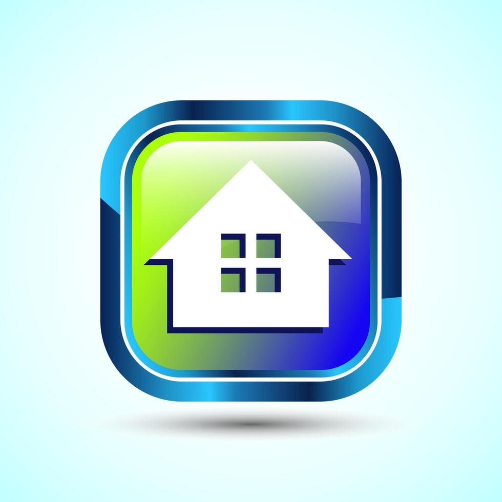 Home Icon Button Design Illustration, Main Page Icon For Mobile and Web4 vector