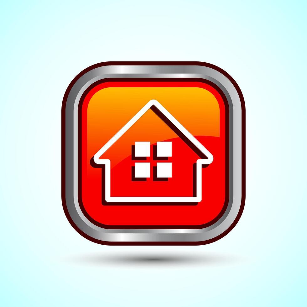 Home Icon Button Design Illustration4 vector