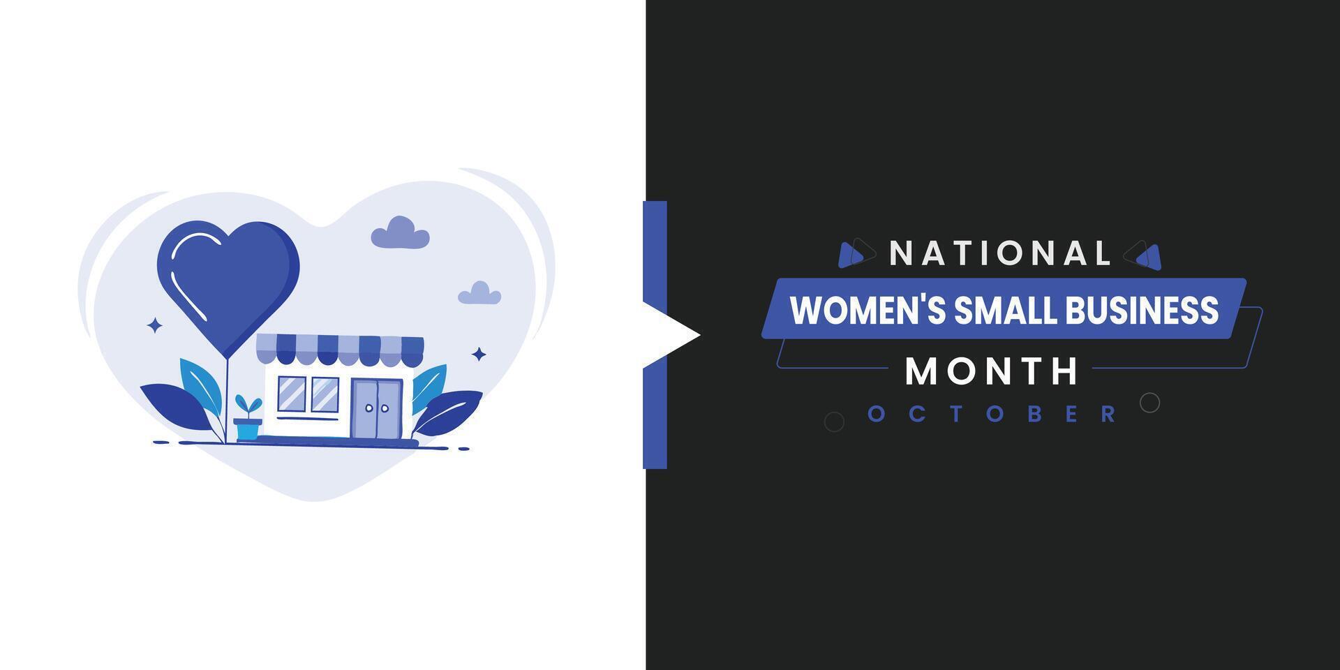 Celebrating Women in Business Web Banner Template vector