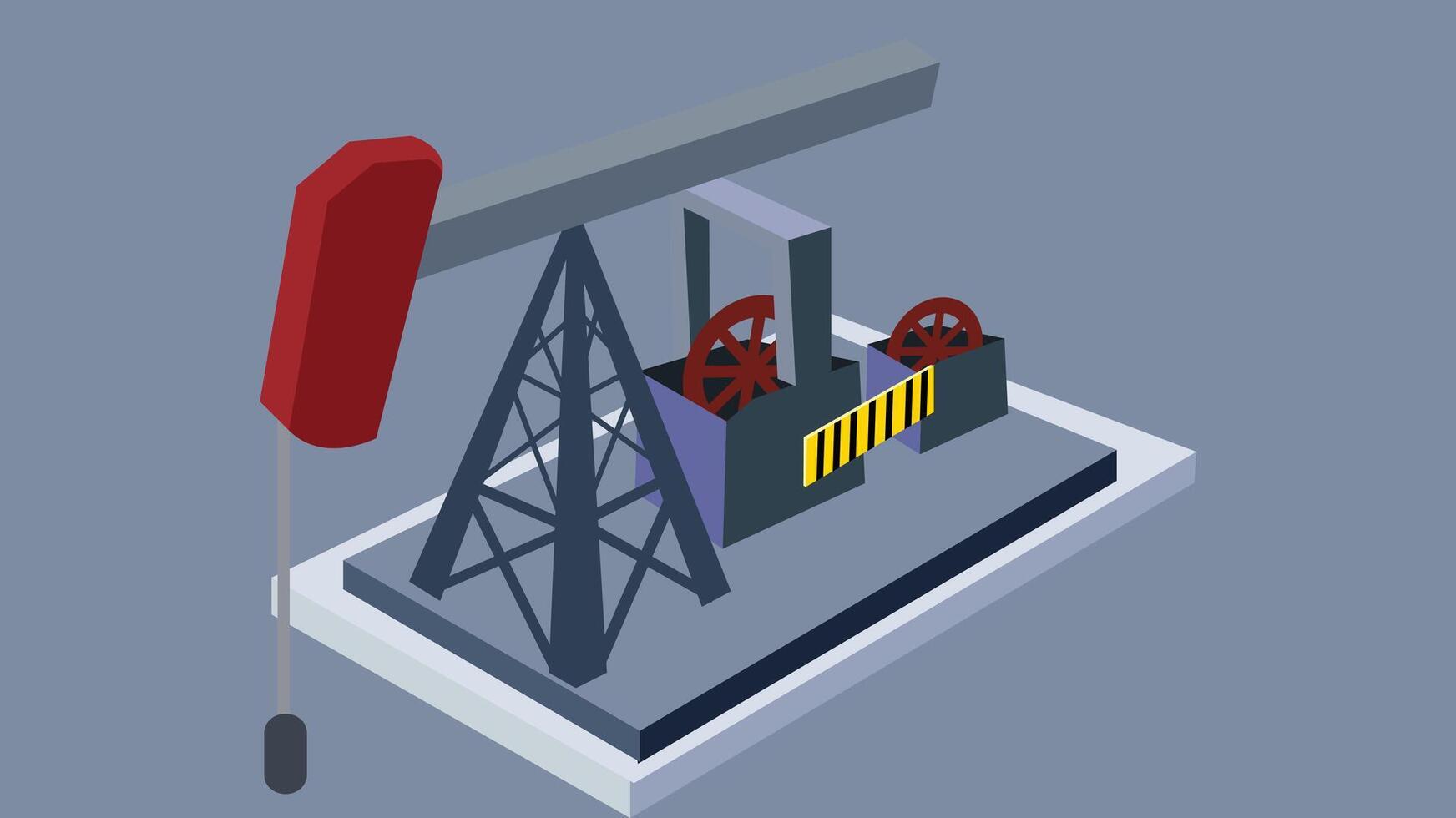Industrial factory buildings and elements graphic illustration vector