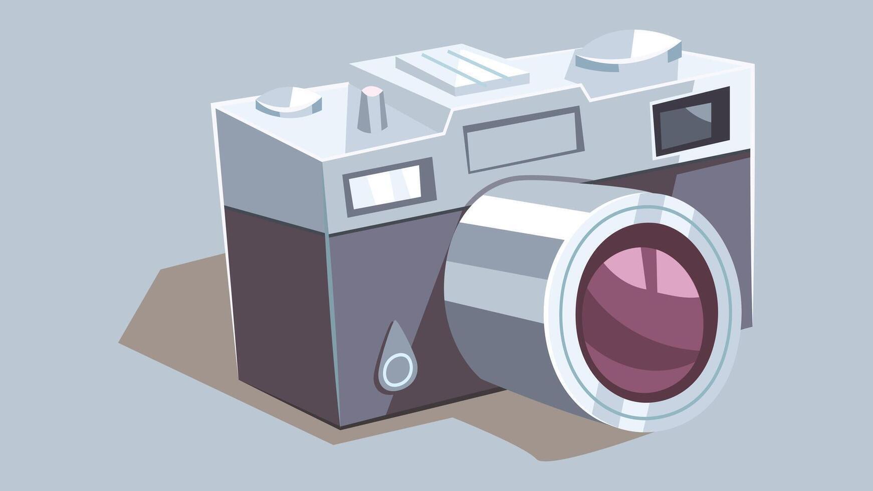 photography camera cartoon concept illustration vector