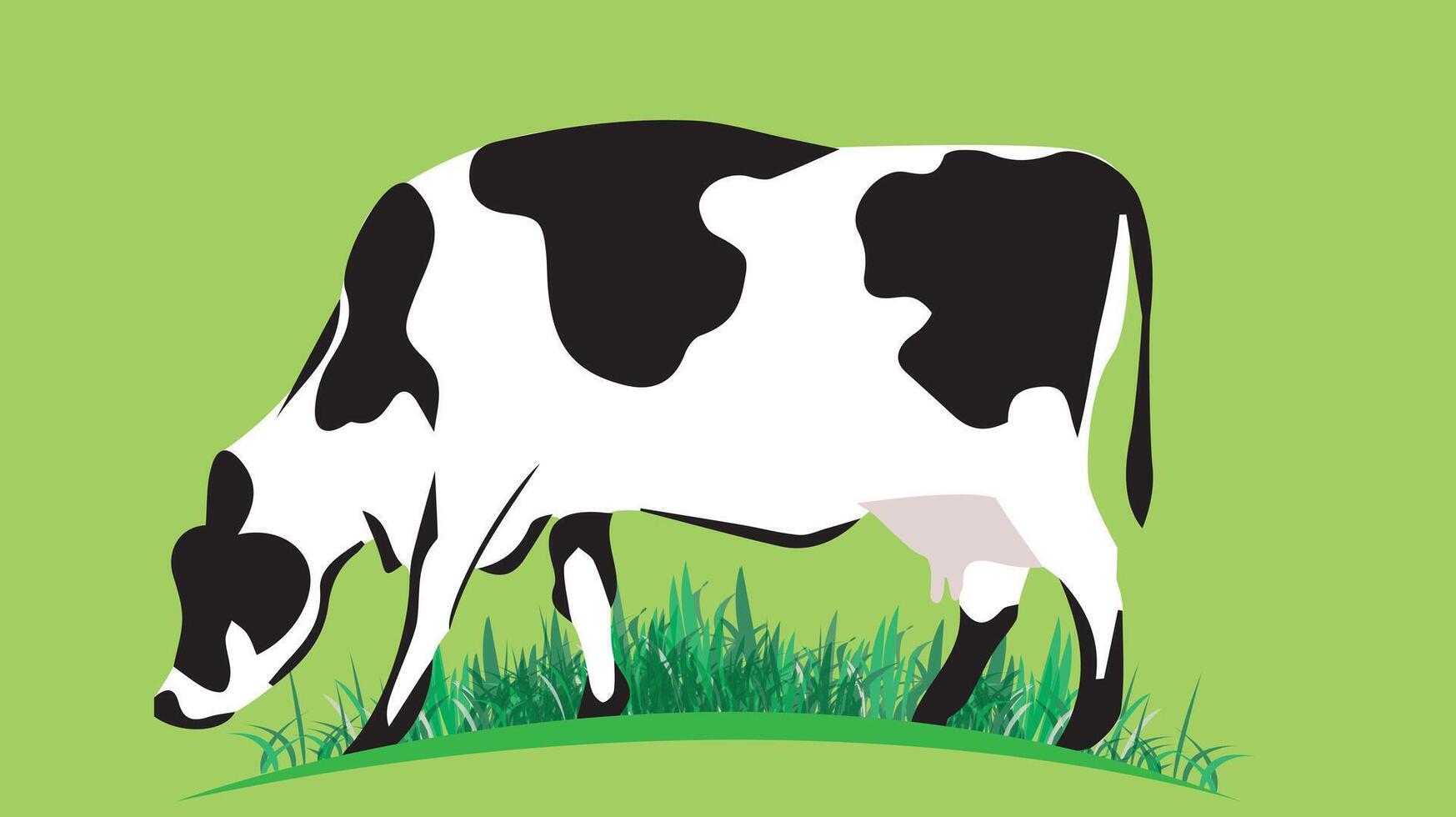 Milk and meat Production and manufacturing process illustration vector