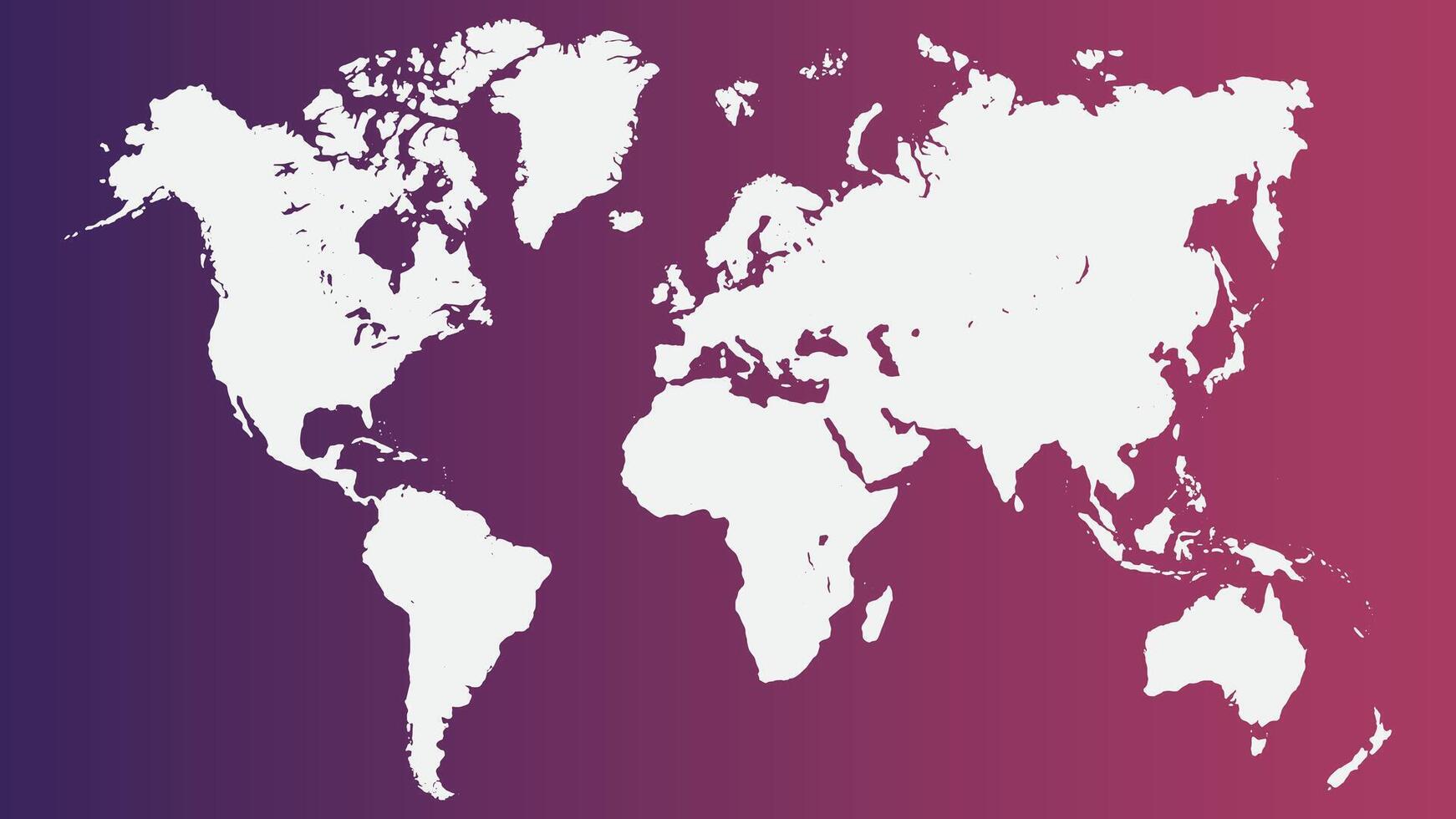 world map graphic flat illustration vector