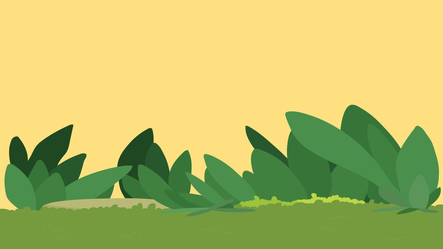 nature garden in the city background illustration vector