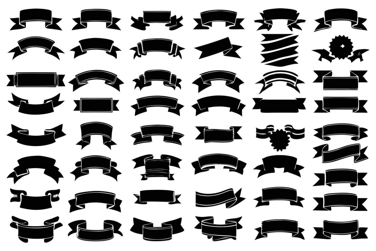 Banner, Banner Eps Bundle, Text Ribbon, vintage banners, ribbon badges, labels, and more. Perfect for vinyl decals, T-shirt designs, Cricut projects, and web elements. vector