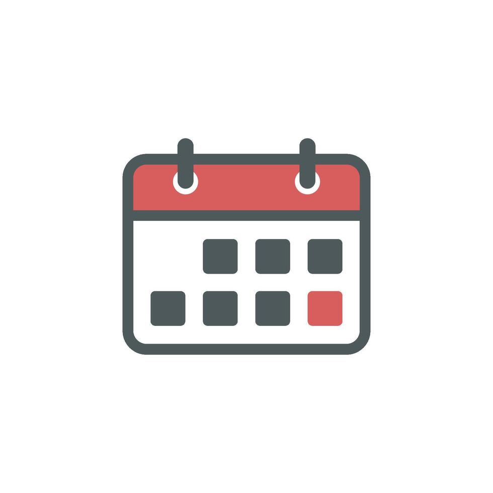 Simple Calendar Icon Template vector