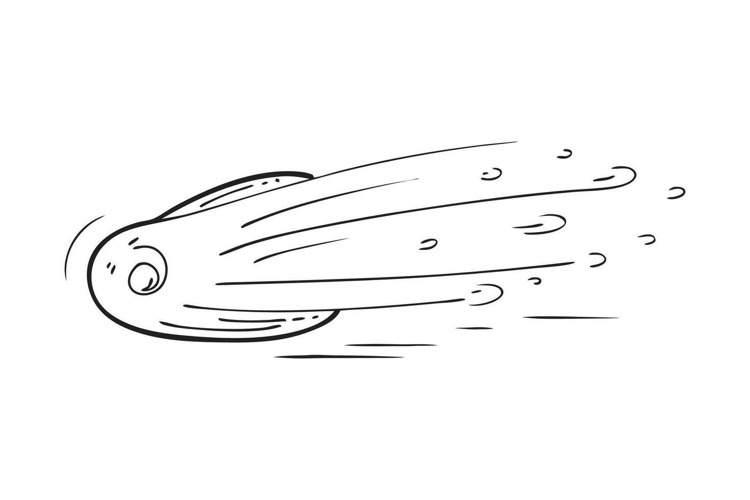 Air flow doodle line art flat illustration vector