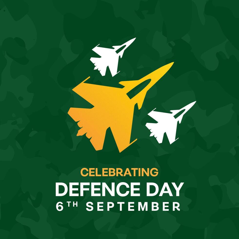6 September defence day vector
