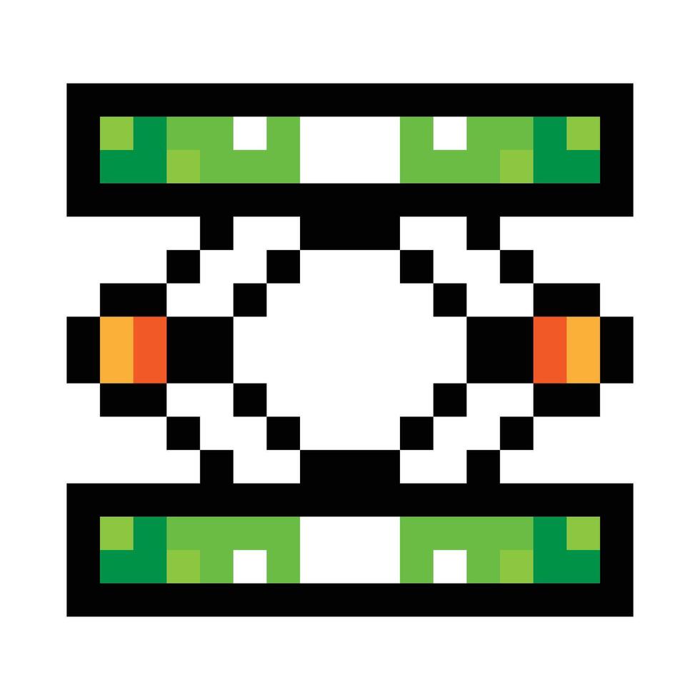 Springboard Game Pixel vector