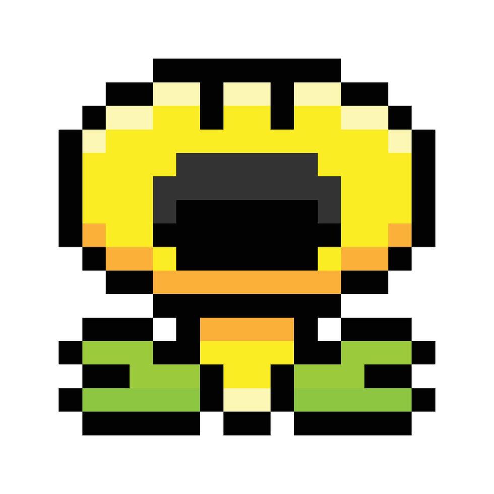 Speaking Plant Game Pixel vector