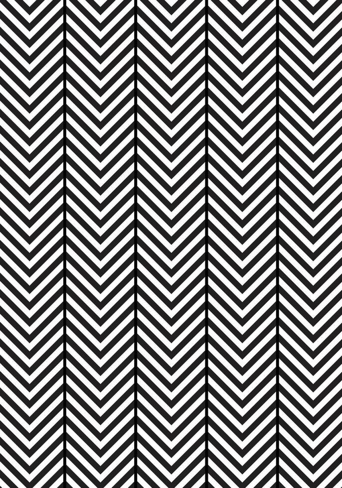 Chevron line geometric pattern illustration background in black and white. vector