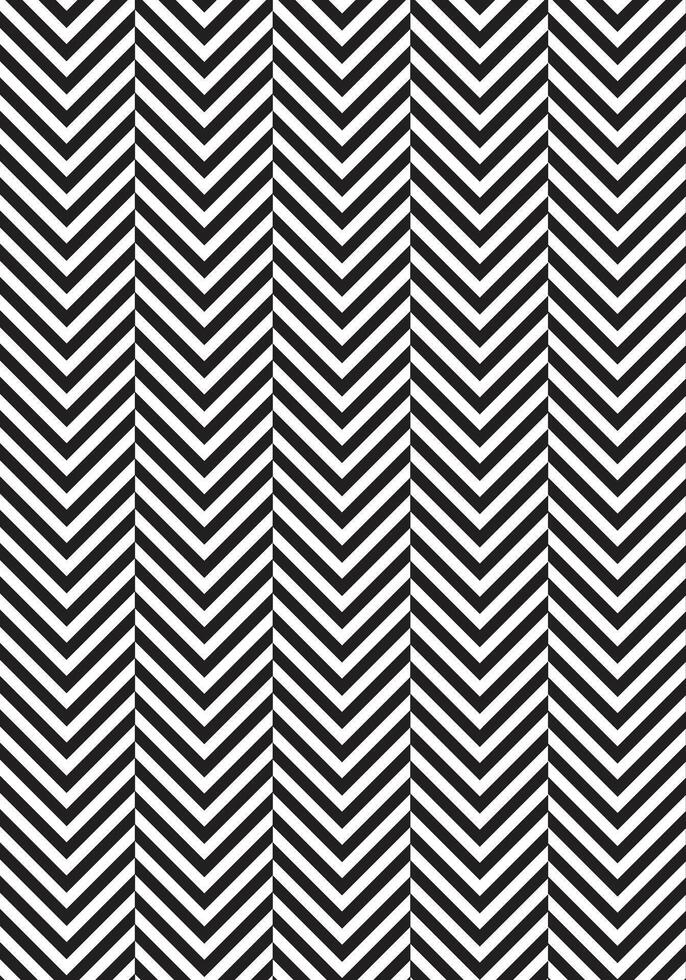 Chevron line geometric pattern illustration background in black and white. vector