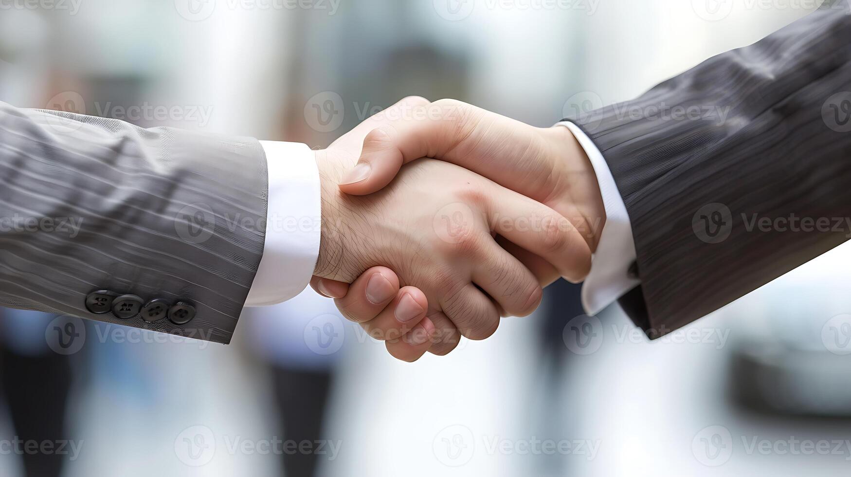 Business men hand shake photo