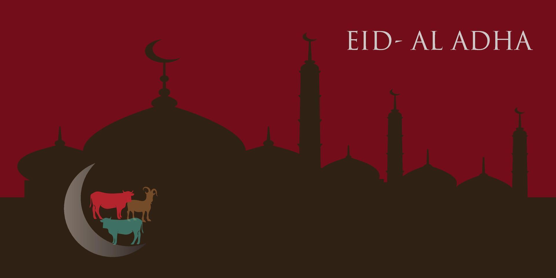 islamic new year background vector
