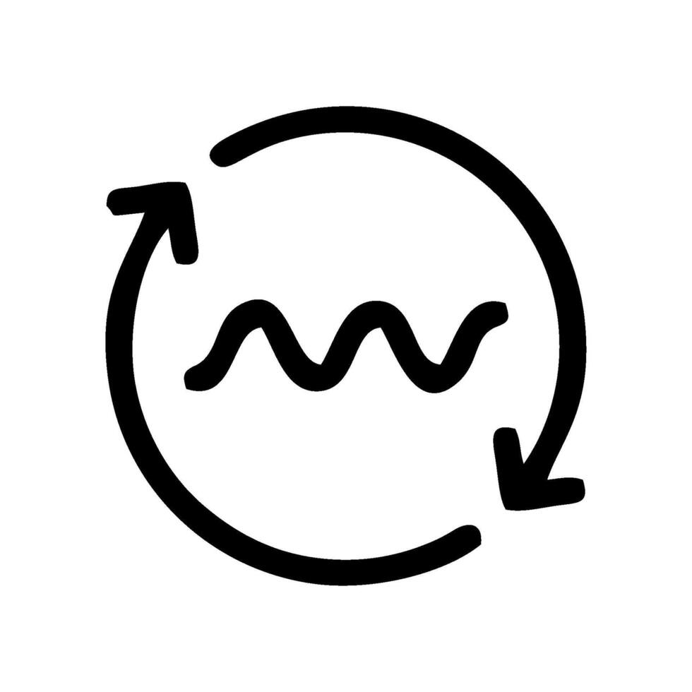 a black and white image of a circular wave vector