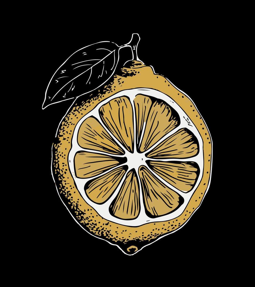 a lemon with a lemon on it that says lemons. vector