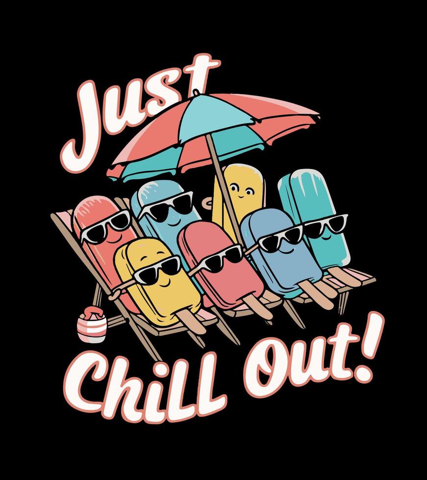 a picture of a beach gondola with sunglasses on it. vector
