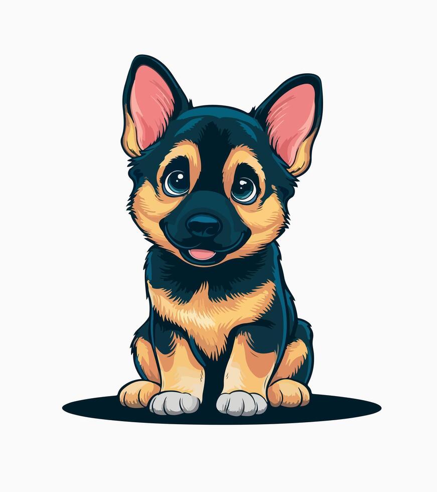 a drawing of a dog that is called a dog. vector