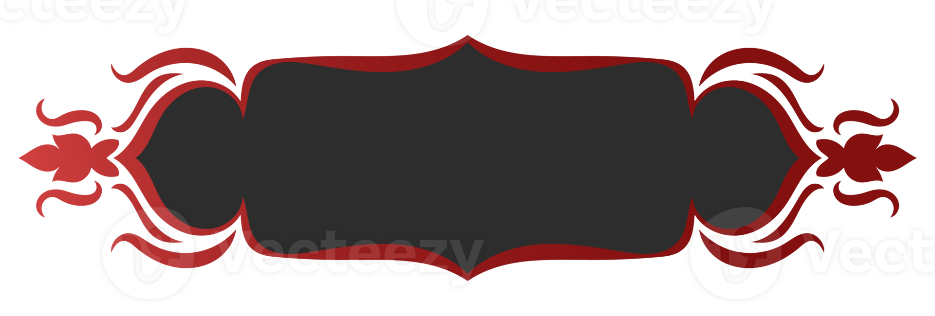 Classic red frame, vintage style, frame for inserting text. png