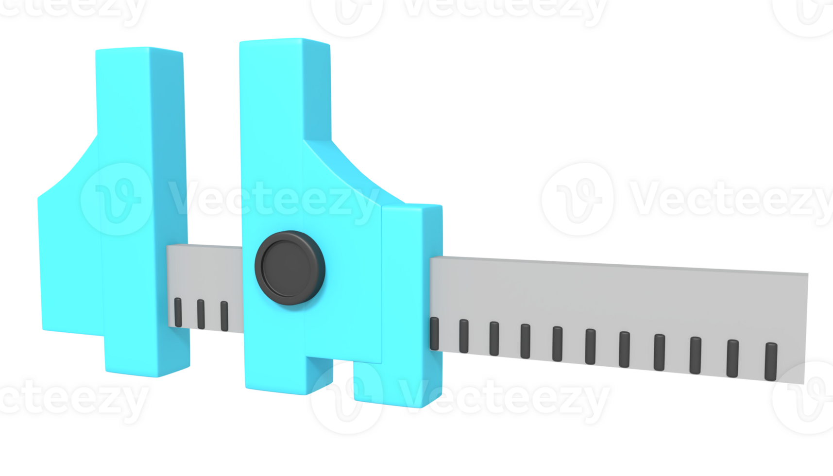 Lock measuring the length of the object png