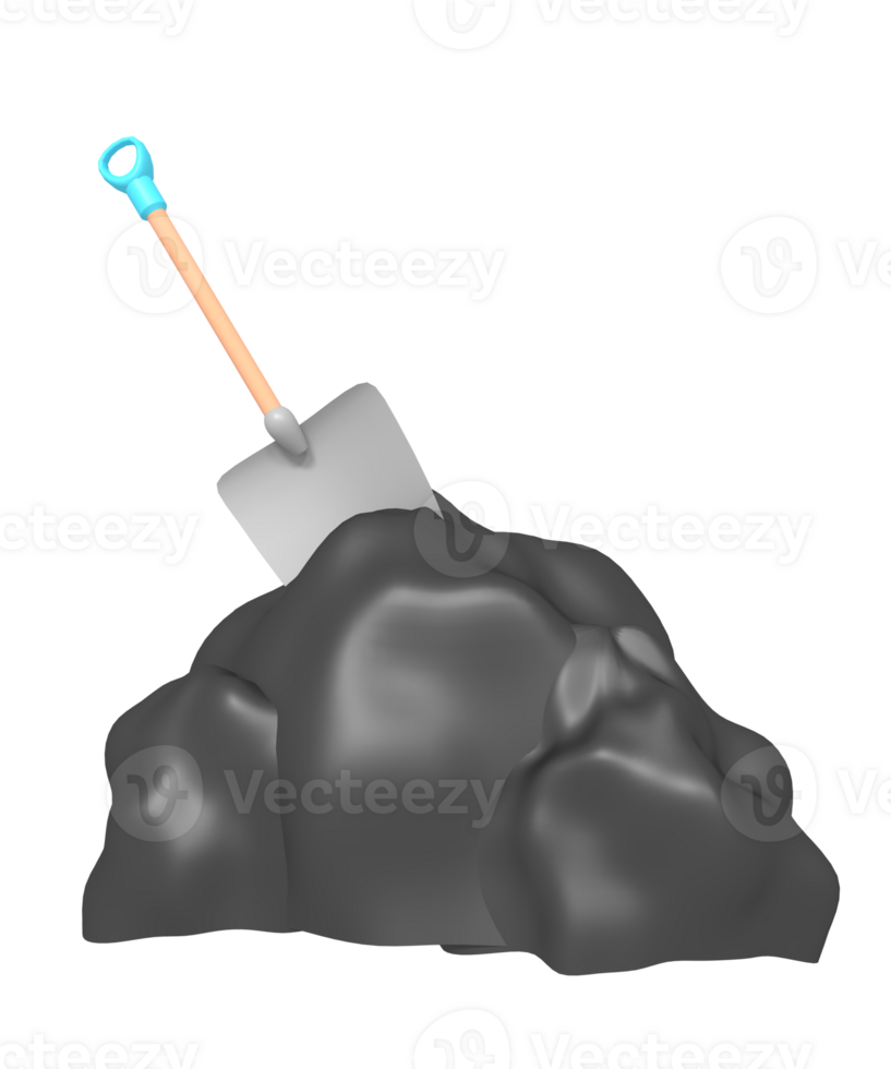 Tool for digging rocky ground png