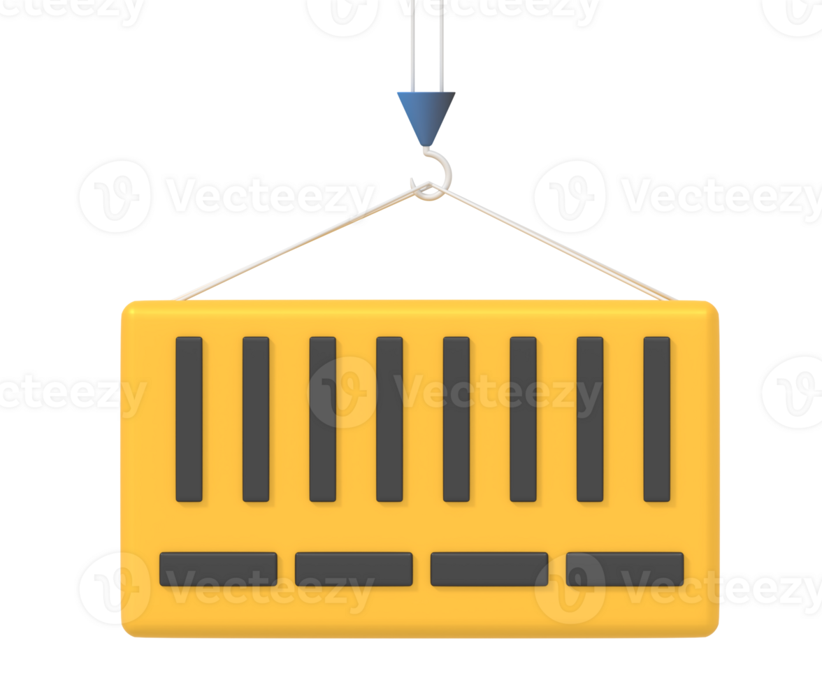 Shipment container lifter png