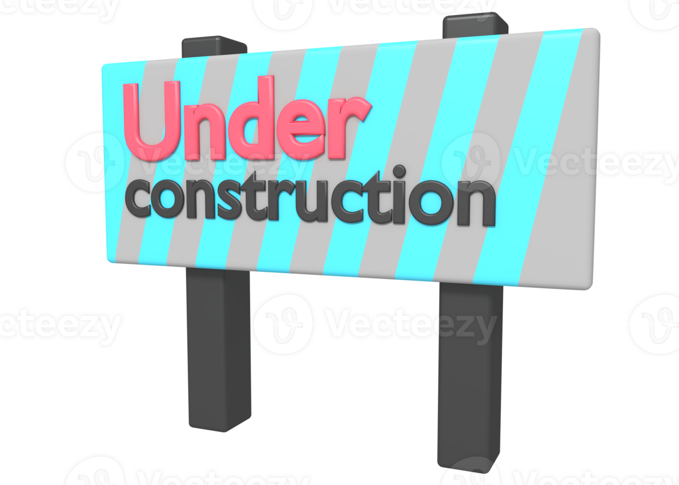 Warning board Under construction png