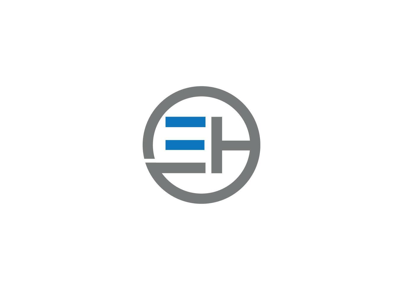 EH letter Logo Design with Creative Modern icon template vector