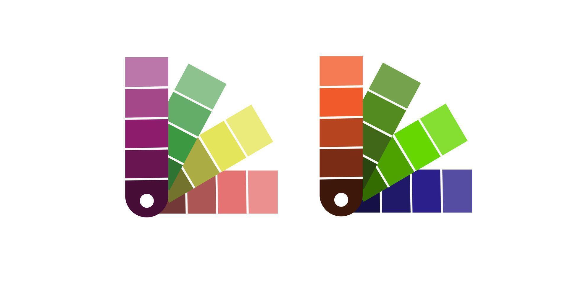 color palatte icon with new design vector