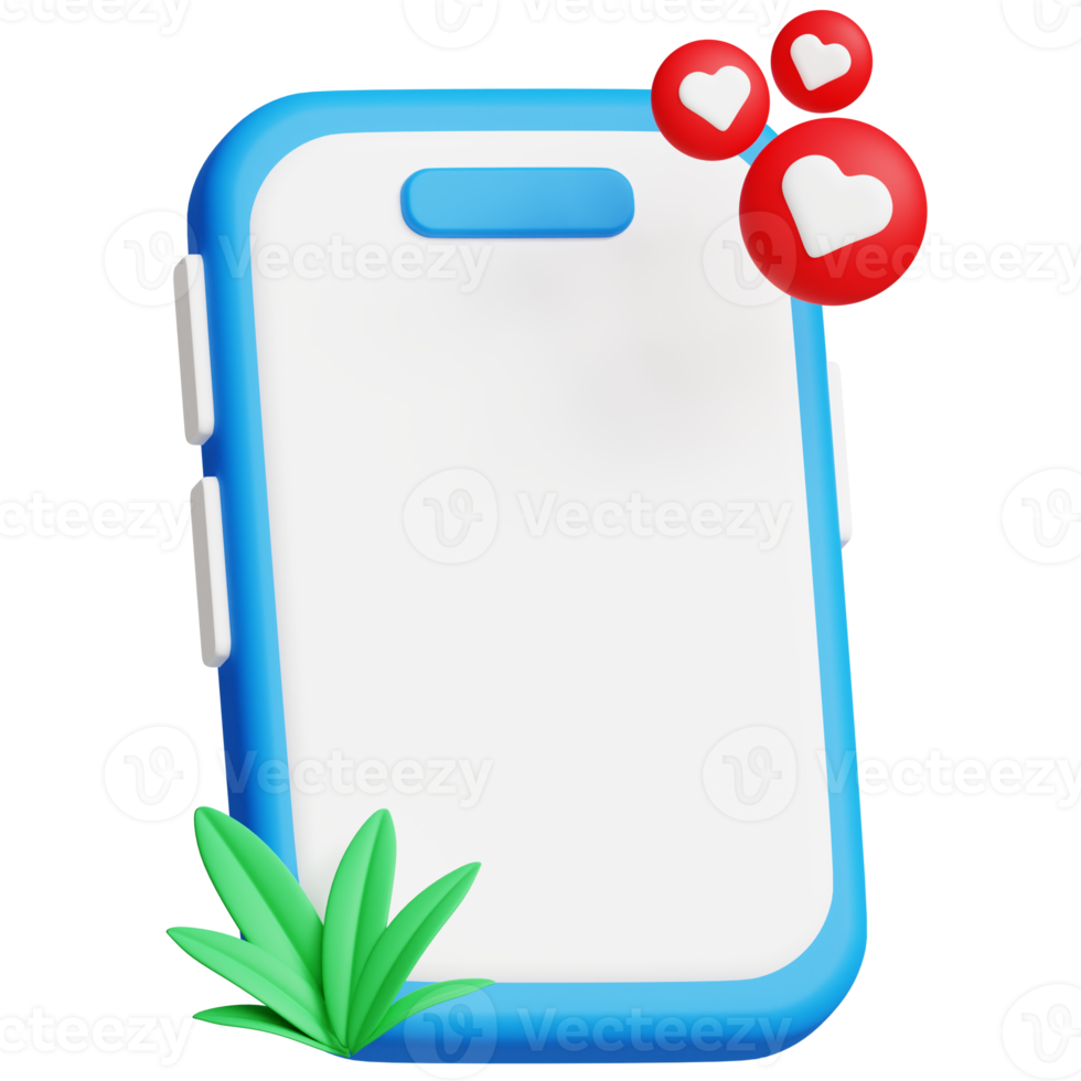 Smartphone 3d business icon png