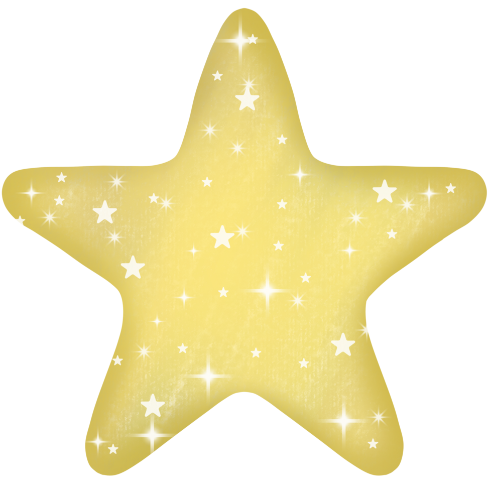 sparkling yellow stars png