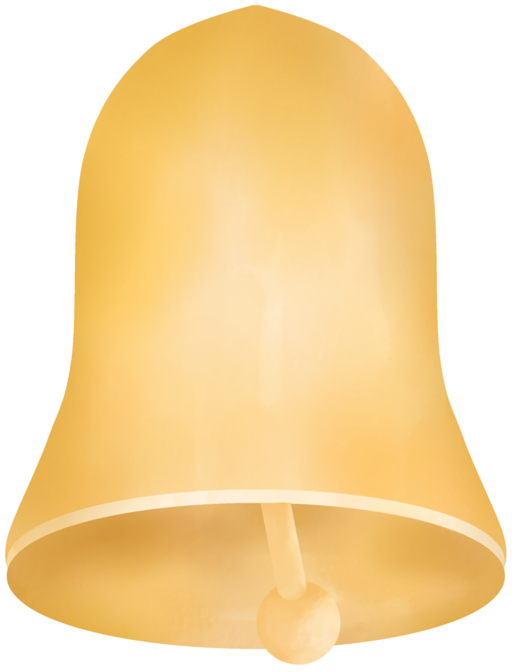 Minimal and Cute yellow Bell png