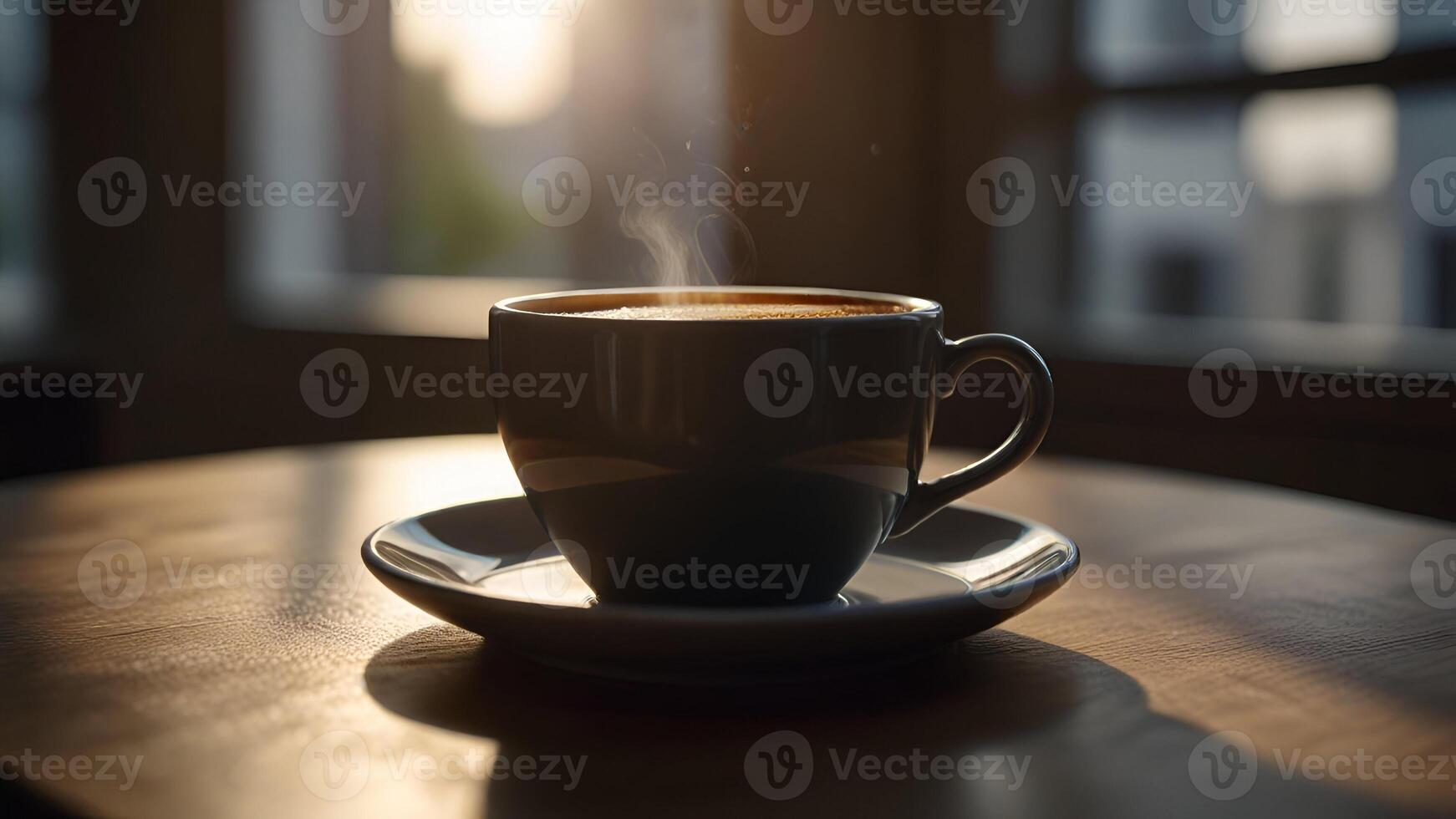 Cup of coffee on the table 2. photo