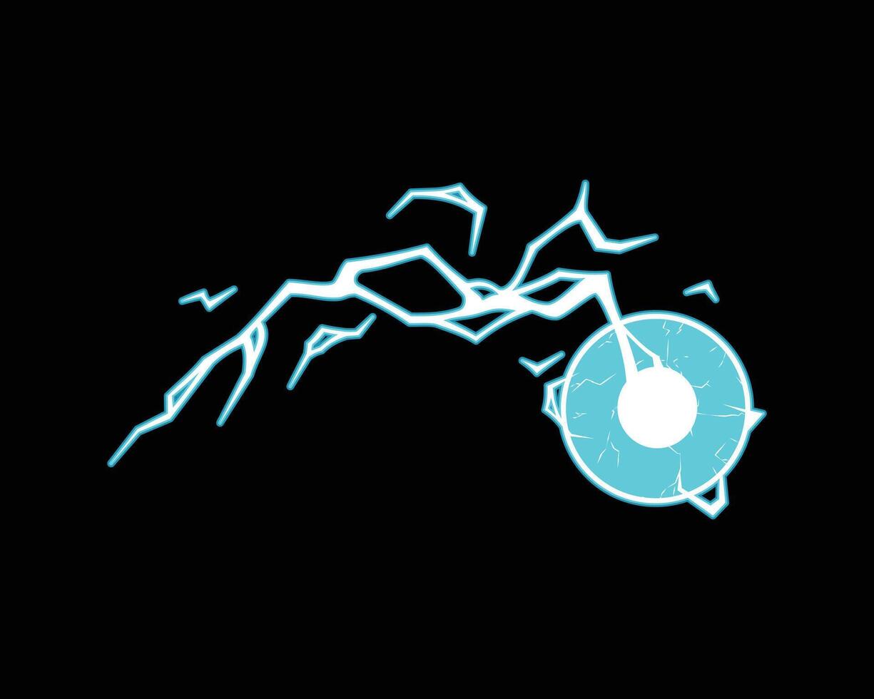 blue lightning beam energy effect 49328096 Vector Art at Vecteezy